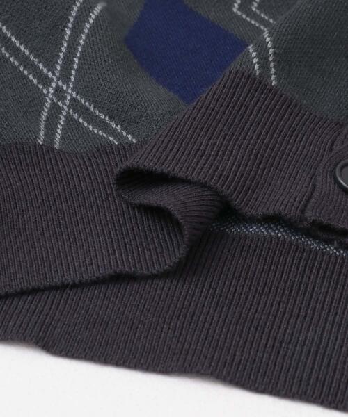 URBAN RESEARCH ROSSO MEN（アーバンリサーチロッソメン）の「『WEB限定』アーガイルニットカーディガン（カーディガン/ボレロ・メンズ・ブラウン/ベージュ系その他/グリーン・MEDIUM/LARGE）」の20枚目の写真