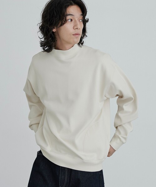 coen（コーエン）の「REVERSEWARMモックネックスウェット（スウェット