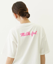 MILKFED.（ミルクフェド）の「ICING LOGO EMBROIDERY WIDE S/S TEE（Tシャツ/カットソー）」