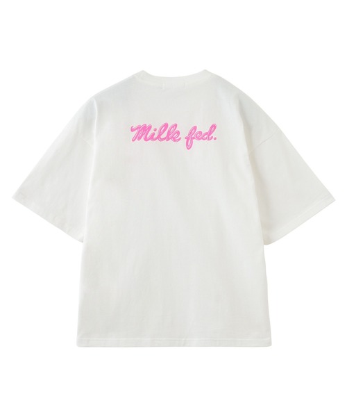 ICING LOGO EMBROIDERY WIDE S/S TEE（Tシャツ/カットソー）｜MILKFED.（ミルクフェド）