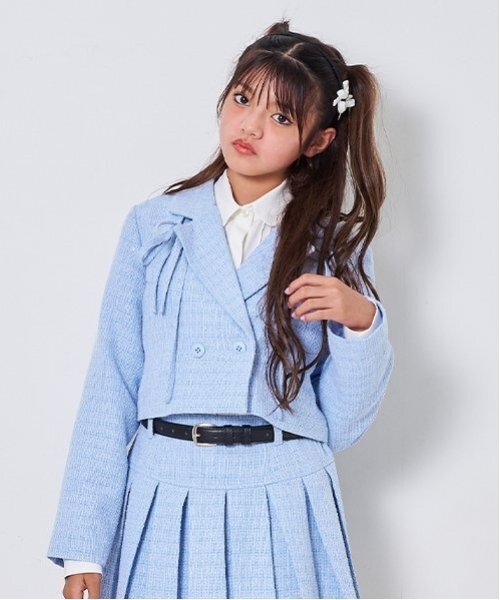 ★DABUWAWA リボン ショートジャケット スカートセット/送料込 ☆DABUWAWA リボン ショートジャケット スカートセット/送料込