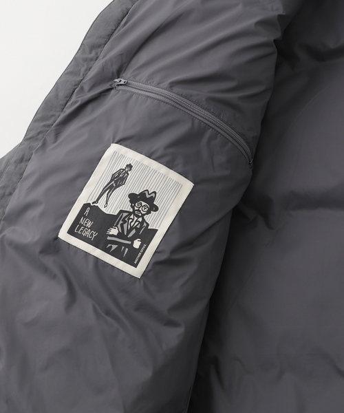 417 EDIFICE(フォーワンセブンエディフィス)の「ANOTHER OFFICE / アナザーオフィス SNOWMAN DOWN JACKET(ダウンジャケット/コート・メンズ・ブラック/チャコールグレー/アイボリー・2/3)」の4枚目の写真