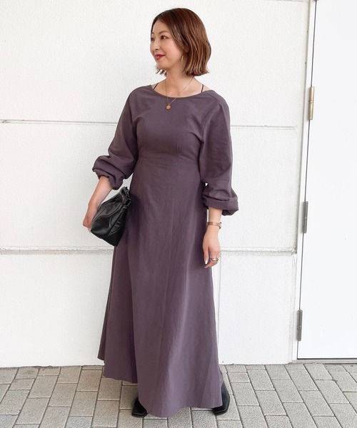 バックリボンマキシワンピース 973043(ワンピース)|LEPSIM(レプシィム)