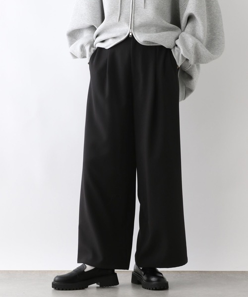 LEPSIM(レプシィム)の「ワンタックワイドパンツ 156557(その他パンツ・レディース・ベージュ/グリーン/ブラック・FREE)」の13枚目の写真