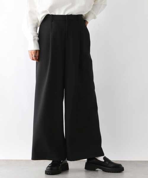 LEPSIM(レプシィム)の「ワンタックワイドパンツ 156557(その他パンツ・レディース・ベージュ/グリーン/ブラック・FREE)」の15枚目の写真