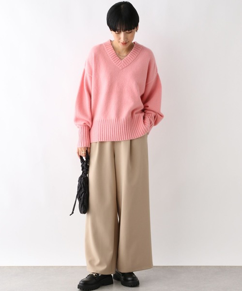 LEPSIM(レプシィム)の「ワンタックワイドパンツ 156557(その他パンツ・レディース・ベージュ/グリーン/ブラック・FREE)」の20枚目の写真