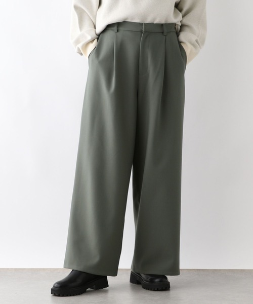 LEPSIM(レプシィム)の「ワンタックワイドパンツ 156557(その他パンツ・レディース・ベージュ/グリーン/ブラック・FREE)」の22枚目の写真