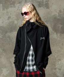 glamb(O)Asymmetry Layered Hoodie / AVg[C[ht[fB(p[J[)