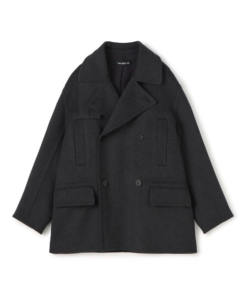 セール】ウールダブルフェイス ピーコート（ピーコート）｜GALERIE VIE