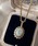 tone�i�g�[���j�́u�ymallelabrocante/�}�����u���J���g�z�r���}�Ő��ƃ��B���e�[�W�p�[���̃I�[�o���l�b�N���X/�����A�����M�[�Ή�/5���a���΁i�l�b�N���X�j�v�b�O���[��