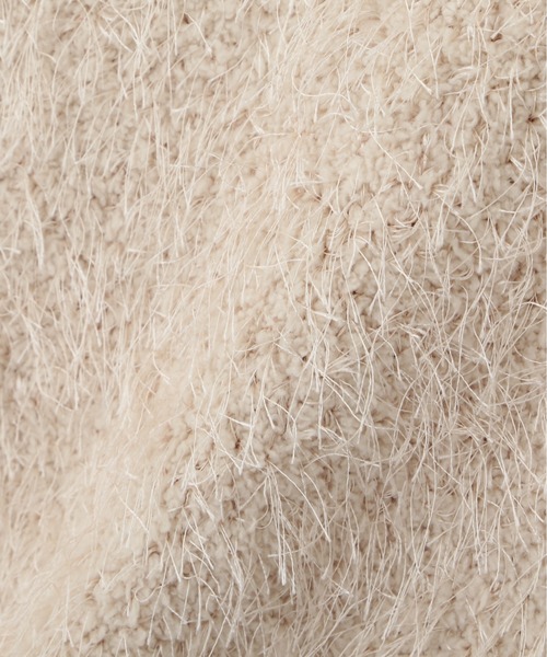 FREE'S MART(フリーズマート)の「◇フェザーパフスリーブ半袖ニット(ニット/セーター・レディース・ホワイト/レッド/イエロー/グレー・FREE)」の15枚目の写真