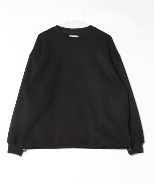 ATELANE(アテレーン)の「ATELANE/裏フリーススウェードポンチ ドローコードクルーネック(Tシャツ/カットソー・メンズ・ブラック/アイボリー/ネイビー・LARGE/MEDIUM/X-LARGE)」の10枚目の写真