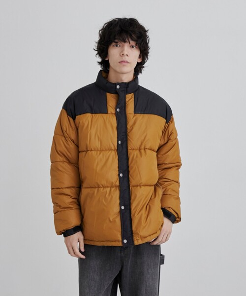 coen（コーエン）の「リップストップ中綿ブルゾン（ダウンジャケット/コート・メンズ・ブラウン/コバルトブルー・M/L）」の20枚目の写真
