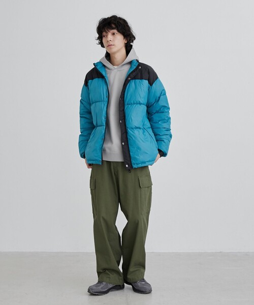 coen（コーエン）の「リップストップ中綿ブルゾン（ダウンジャケット/コート・メンズ・ブラウン/コバルトブルー・M/L）」の15枚目の写真