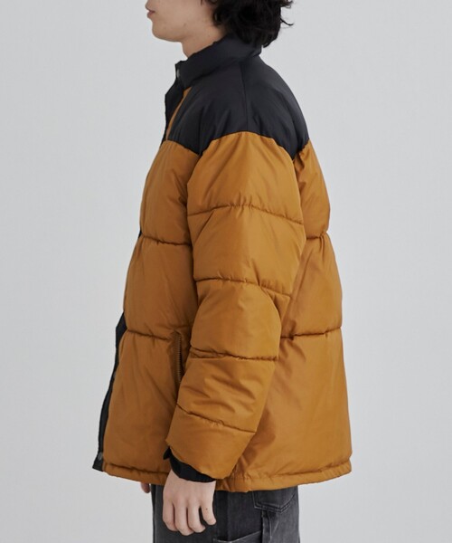 coen（コーエン）の「リップストップ中綿ブルゾン（ダウンジャケット/コート・メンズ・ブラウン/コバルトブルー・M/L）」の11枚目の写真