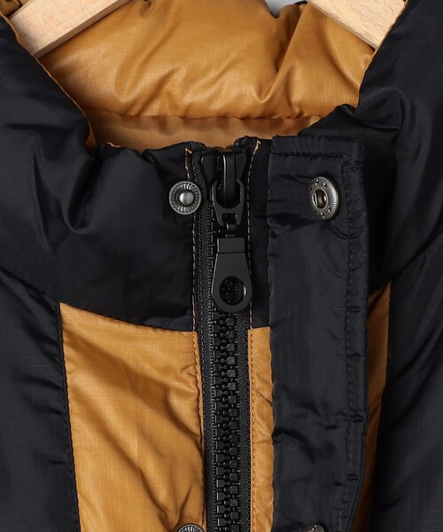 coen（コーエン）の「リップストップ中綿ブルゾン（ダウンジャケット/コート・メンズ・ブラウン/コバルトブルー・M/L）」の6枚目の写真