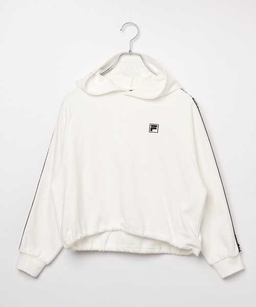 GLOBAL WORK（グローバルワーク）の「FILA/コラボショートパーカー/252061（パーカー・キッズ・アイボリー/ライム/ブラック・130cm/140cm/150cm/160cm）」の21枚目の写真