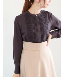 Te chichi（テチチ）の「金釦スカラップレースブラウス（シャツ/ブラウス）」