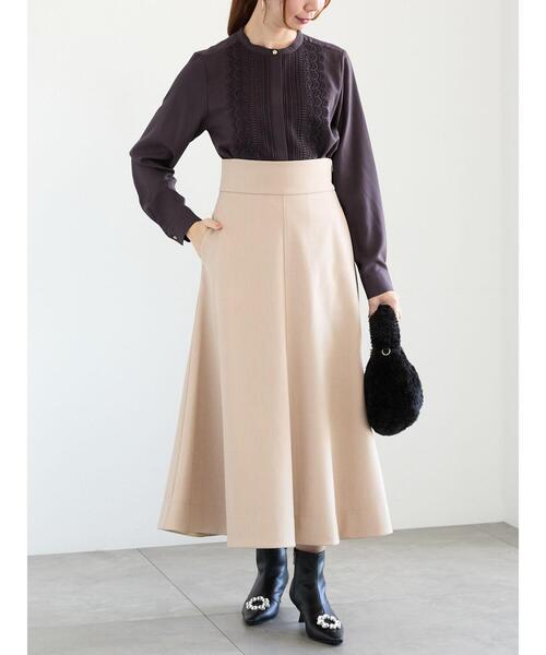 Te chichi（テチチ）の「金釦スカラップレースブラウス（シャツ/ブラウス・レディース・オフホワイト/グレー/チャコールグレー・F）」の7枚目の写真