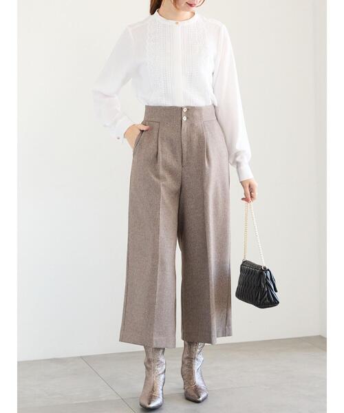 Te chichi（テチチ）の「金釦スカラップレースブラウス（シャツ/ブラウス・レディース・オフホワイト/グレー/チャコールグレー・F）」の11枚目の写真