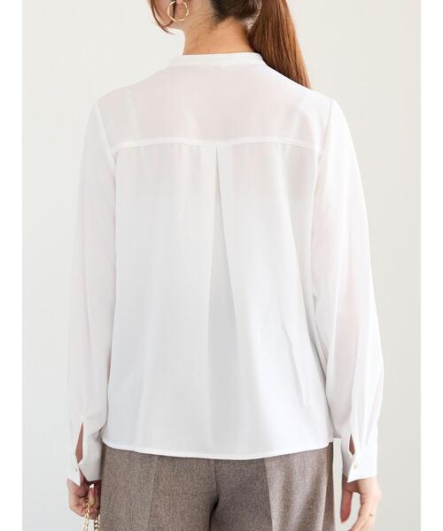 Te chichi（テチチ）の「金釦スカラップレースブラウス（シャツ/ブラウス・レディース・オフホワイト/グレー/チャコールグレー・F）」の14枚目の写真