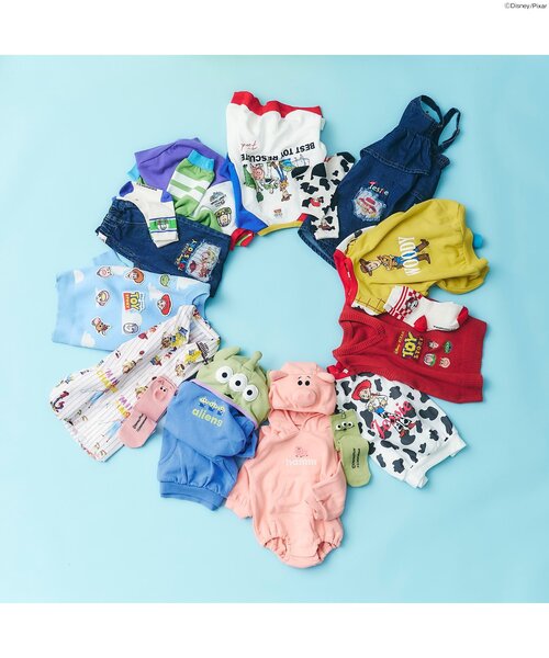 Disney（ディズニー）の「【リンク】ディズニーキャラクター/フーディー/トイ・ストーリー（パーカー・キッズ・グリーン/ピンク・130/120/110/100/90/80）」の8枚目の写真