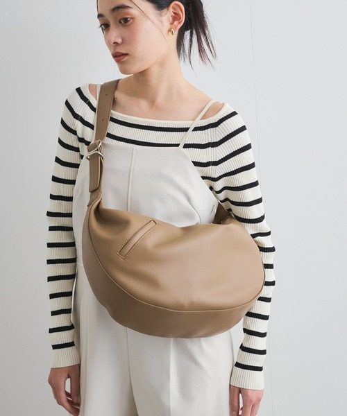 VIS（ビス）の「フロント斜めポケットショルダーバッグ（ショルダーバッグ・レディース・ブラック/ホワイト系その他5/ベージュ系その他2・FREE）」の9枚目の写真