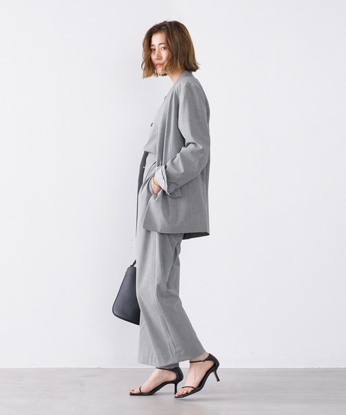 MICA&DEAL　Vネックセットアップ セール】Vネックオールインワン〈セットアップ対応〉（つなぎ