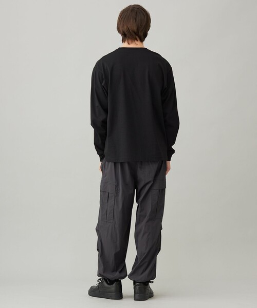 UNFILO（アンフィーロ）の「BASIC グラフィック ロンT（Tシャツ/カットソー・メンズ・ブラック系/ホワイト系・SMALL/MEDIUM/LARGE/X-LARGE）」の5枚目の写真