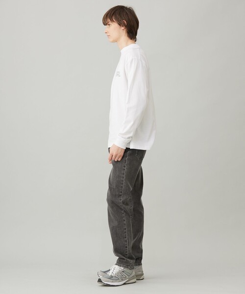 UNFILO（アンフィーロ）の「BASIC グラフィック ロンT（Tシャツ/カットソー・メンズ・ブラック系/ホワイト系・SMALL/MEDIUM/LARGE/X-LARGE）」の9枚目の写真