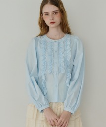 idem | front frill blouse / フリルデザインシャツブラウス(シャツ/ブラウス)