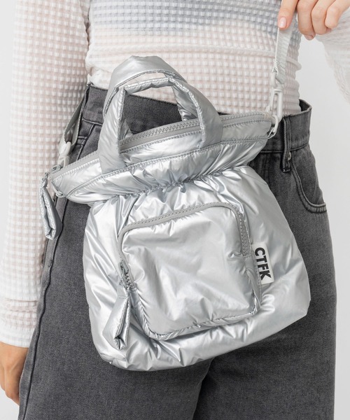 CONTROL FREAK / CTFK(コントロールフリーク)の「CONTROL FREAK / CTFK(コントロールフリーク)POCKETミニバック(トートバッグ・レディース・ブラック/イエロー/シルバー・FREE)」の3枚目の写真