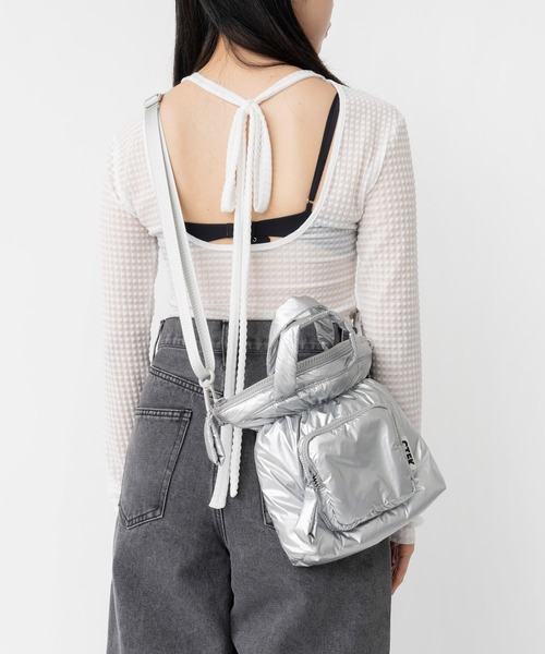 CONTROL FREAK / CTFK(コントロールフリーク)の「CONTROL FREAK / CTFK(コントロールフリーク)POCKETミニバック(トートバッグ・レディース・ブラック/イエロー/シルバー・FREE)」の21枚目の写真