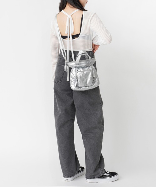 CONTROL FREAK / CTFK(コントロールフリーク)の「CONTROL FREAK / CTFK(コントロールフリーク)POCKETミニバック(トートバッグ・レディース・ブラック/イエロー/シルバー・FREE)」の22枚目の写真
