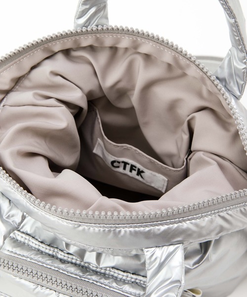 CONTROL FREAK / CTFK(コントロールフリーク)の「CONTROL FREAK / CTFK(コントロールフリーク)POCKETミニバック(トートバッグ・レディース・ブラック/イエロー/シルバー・FREE)」の6枚目の写真