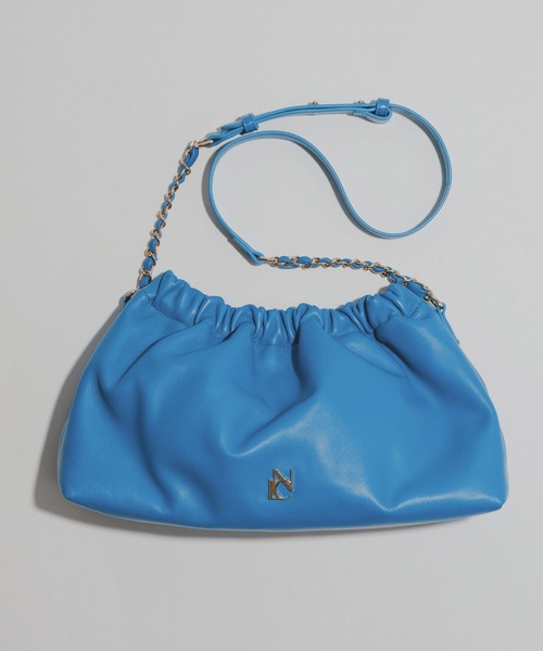 NICAL（ニカル）の「【本革】【NICAL】ギャザーショルダーバッグ/554181（ショルダーバッグ・レディース・ブラウン/ブラック/ブルー・FREE）」の15枚目の写真