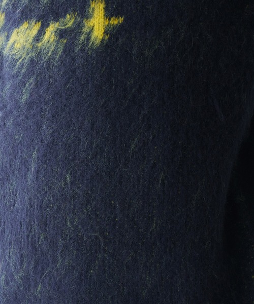 Adoon plain（アドーンプレーン）の「SHAGGY MESSAGE LOGO KNIT　シャギーメッセージロゴニット（ニット/セーター・メンズ・ボルドー/ネイビー/チャコールグレー・LARGE/MEDIUM）」の15枚目の写真