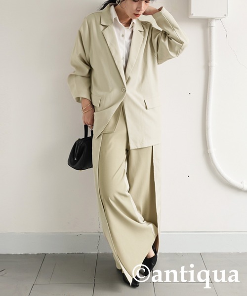 antiqua(アンティカ)の「バイカラーパンツ(その他パンツ・レディース・ホワイト系その他/ブラック・LARGE/MEDIUM)」の10枚目の写真