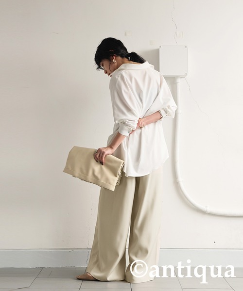 antiqua(アンティカ)の「バイカラーパンツ(その他パンツ・レディース・ホワイト系その他/ブラック・LARGE/MEDIUM)」の12枚目の写真