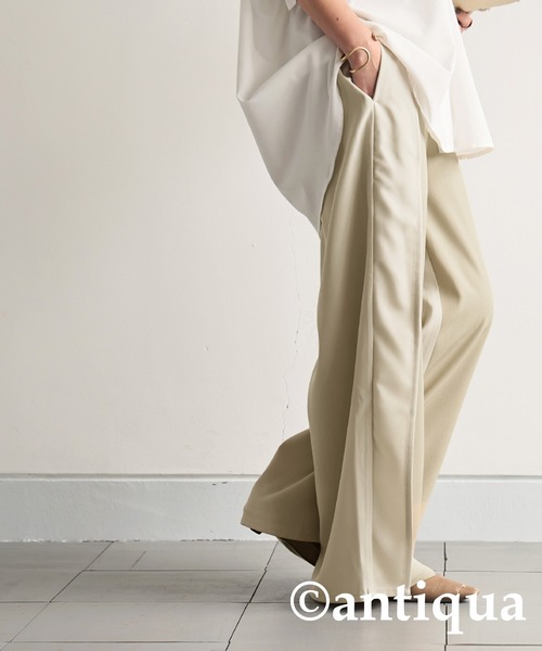 antiqua(アンティカ)の「バイカラーパンツ(その他パンツ・レディース・ホワイト系その他/ブラック・LARGE/MEDIUM)」の13枚目の写真