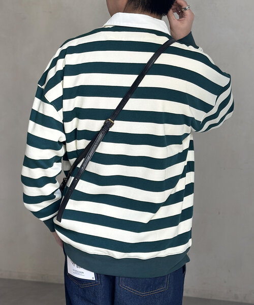 U.S. POLO ASSN.(ユーエスポロアッスン)の「ラガーシャツ(Tシャツ/カットソー・メンズ・グリーン/ブラウン/ネイビー/アイボリー・MEDIUM/LARGE)」の14枚目の写真