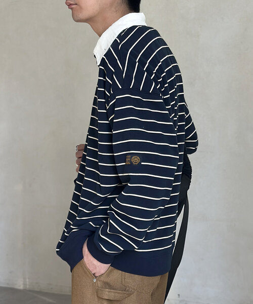 U.S. POLO ASSN.(ユーエスポロアッスン)の「ラガーシャツ(Tシャツ/カットソー・メンズ・グリーン/ブラウン/ネイビー/アイボリー・MEDIUM/LARGE)」の20枚目の写真