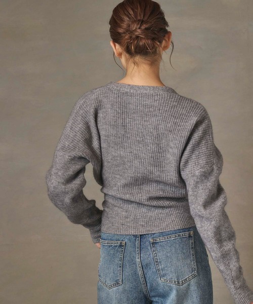 セール】カシュクールニットプルオーバー（カーディガン/ボレロ