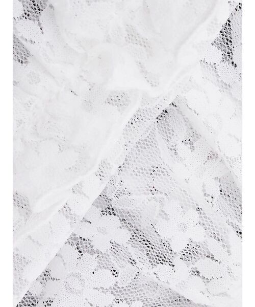 merry jenny（メリージェニー）の「flower frill 2wayつけ襟（付け襟・レディース・オフホワイト/ブラック/アイボリー・FREE）」の6枚目の写真