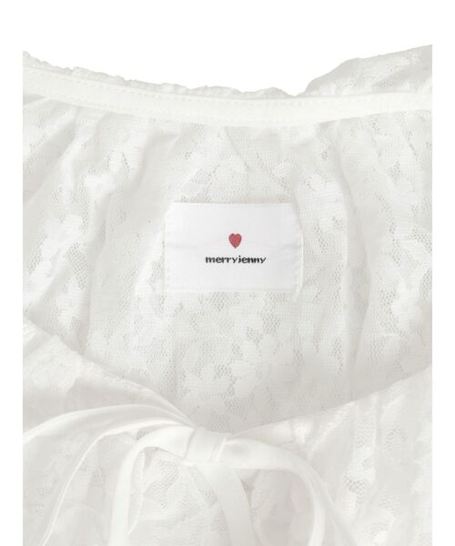 merry jenny（メリージェニー）の「flower frill 2wayつけ襟（付け襟・レディース・オフホワイト/ブラック/アイボリー・FREE）」の17枚目の写真