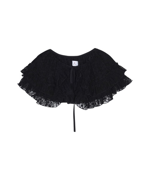 merry jenny（メリージェニー）の「flower frill 2wayつけ襟（付け襟・レディース・オフホワイト/ブラック/アイボリー・FREE）」の21枚目の写真