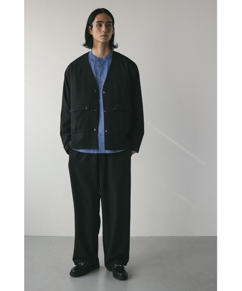 STYLEMIXER（スタイルミキサー）の「バックポケットイージーパンツ（その他パンツ・メンズ・グレー/ブラック・MEDIUM/LARGE）」の3枚目の写真