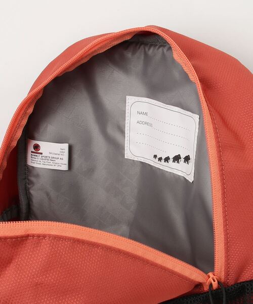 Mammut（マムート）の「【7～9才用サイズ】フィルスト ジップ 16L / First Zip 16L / 子供用 / キッズサイズ（バックパック/リュック・キッズ・ピンク・16L）」の4枚目の写真