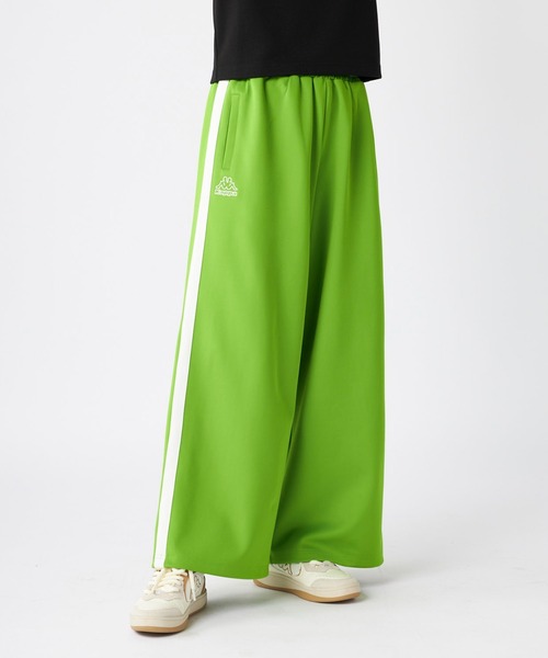 Kappa（カッパ）の「ジャージ トラックワイドパンツ（その他パンツ・レディース・パープル/ライトグリーン/ブラック・SMALL/MEDIUM/LARGE）」の21枚目の写真