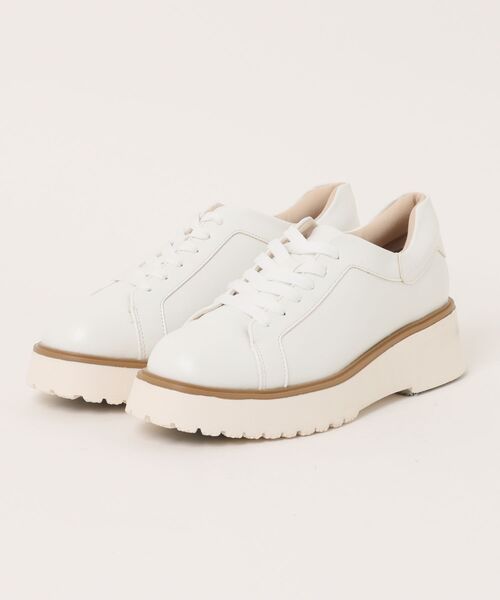 LUGG NAGG(ラグナグ)の「【maschietta】【3E】プラットフォームレースアップシューズ【厚底】(パンプス・レディース・オフホワイト/ブラック/ブラック×ブラック・M/L/S/LL)」の7枚目の写真